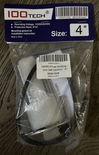 100tech fuel sending unit 240-33 ohms 4" marine for boat vehicle truck