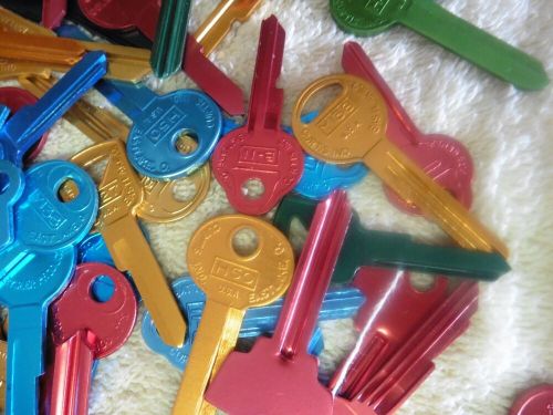 100's of new blank keys color coded na6 y138 b44 sc22 b-11 h27 sc-6 h50 h27 na5