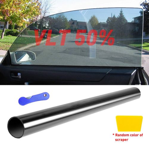 Uncut Roll Window Tint Film 50% VLT 20" x 10'ft Feet Car Home Office Glass Black, US $12.99, image 8