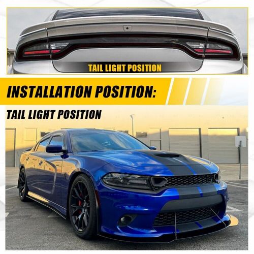 Taillight Vinyl Tail Light Wrap Cover Decal SMOKE For Dodge Charger 2015-2023, US $21.99, image 8