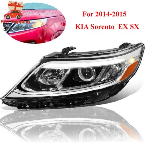 Left For 2014 2015 Kia Sorento Halogen w/ LED DRL Headlight Assembly Driver Side, US $134.03, image 10