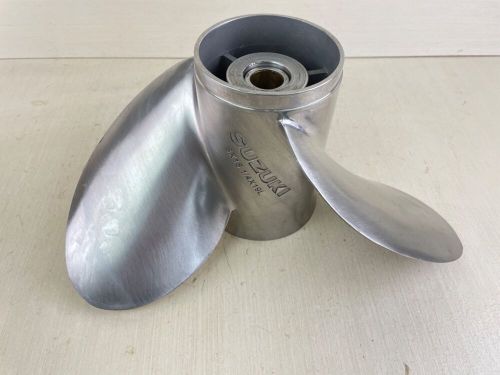 Suzuki Stainless Steel Propeller Prop 15 1/4" x 19P 3 Blade Left Hand, US $174.95, image 2