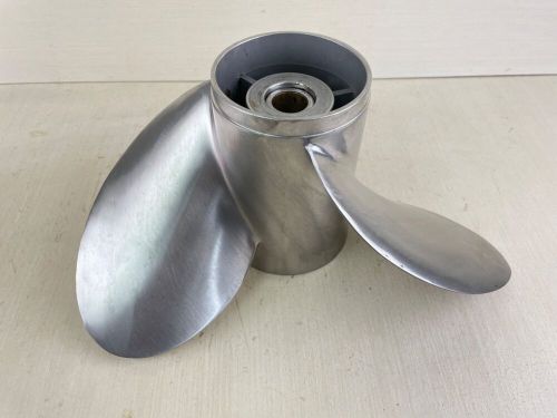 Suzuki Stainless Steel Propeller Prop 15 1/4" x 19P 3 Blade Left Hand, US $174.95, image 3