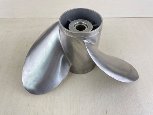 Suzuki Stainless Steel Propeller Prop 15 1/4" x 19P 3 Blade Left Hand, US $174.95, image 8
