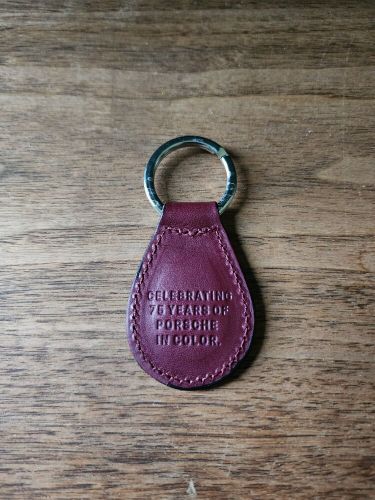 Porsche backdrop ruby star keychain 75th anniversary special edition rare oem