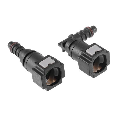 2 set 5/16" 7.89mm sae to 5/16" 8mm nylon fuel hose quick release-