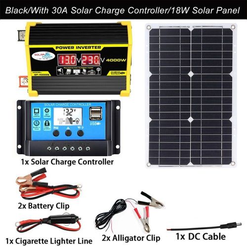 Top notch 4000W 220V Solar Panel Kit for Home Grid System with Dual USB ports, AU $232.77, image 2
