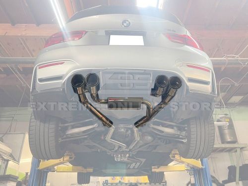 For 15-20 BMW F80 M3 F82 M4 T-304 Muffler Quad Burnt Tips Axle Back Exhaust, US $729.98, image 19