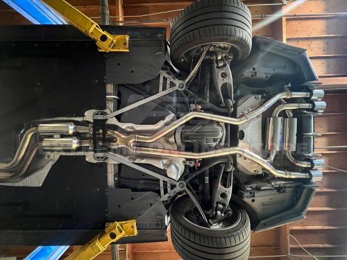 For 15-20 BMW F80 M3 F82 M4 T-304 Muffler Quad Burnt Tips Axle Back Exhaust, US $729.98, image 22