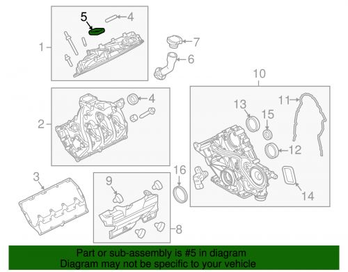 Genuine Ford Valve Cover Spacer BC3Z-9E464-C, US $12.36, image 2
