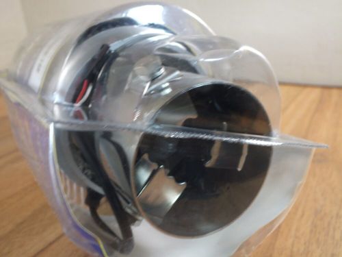 Street Burner 32-51mm Blue LED Car Exhaust Pipe Tip - Polished Steel - NEW, US $, image 3