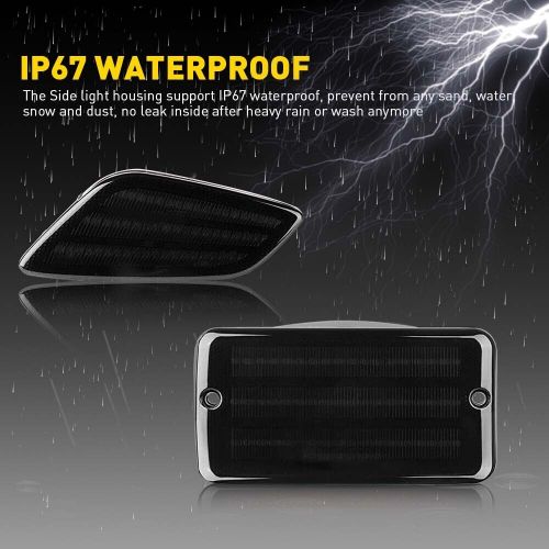 For 1997-2006 Wrangler Jeep TJ Smoke Bumper Fender Signal Side Marker Lights New, US $26.99, image 10