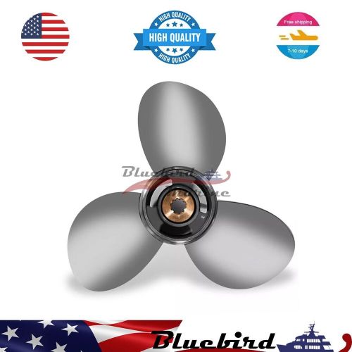 9 1/4 x 9 Stainless steel Boat Outboard Propeller For Suzuki 8-20HP 10 Tooth RH, US $135.99, image 6