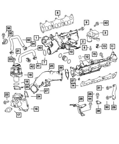 Genuine Mopar Gasket 68012326AA, US $12.64, image 4