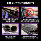 Red chrome pre cut window tint luminous omnique style