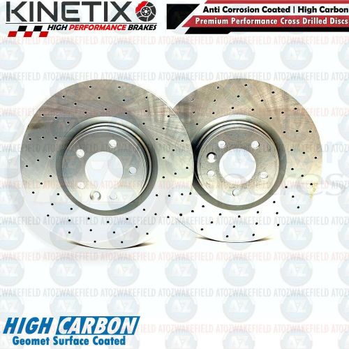 FOR LAND ROVER DEFENDER 2.0 D240 SD4 FRONT DRILLED BRAKE DISCS BREMBO PADS 380mm, US $, image 4