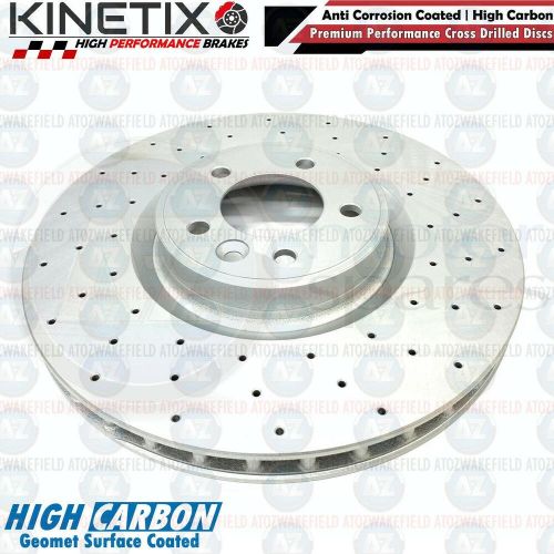FOR LAND ROVER DEFENDER 2.0 D240 SD4 FRONT DRILLED BRAKE DISCS BREMBO PADS 380mm, US $, image 5