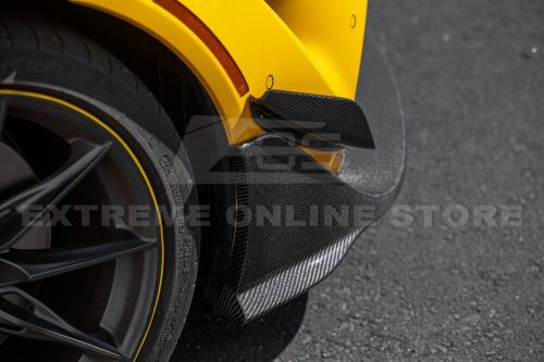 For 20-Up Toyota GR Supra CF Edition Carbon Fiber Front Bumper Splitter Canards, US $689.98, image 6