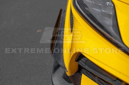 For 20-Up Toyota GR Supra CF Edition Carbon Fiber Front Bumper Splitter Canards, US $689.98, image 10