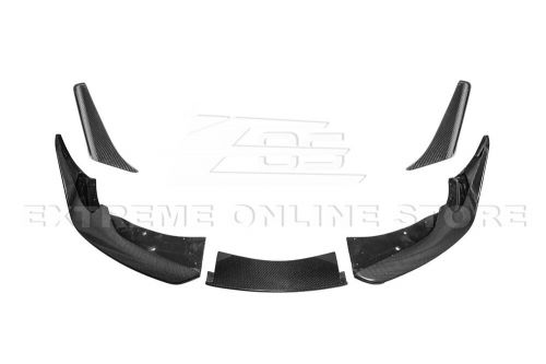 For 20-Up Toyota GR Supra CF Edition Carbon Fiber Front Bumper Splitter Canards, US $689.98, image 12