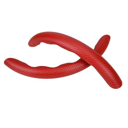 2pcs Carbon Fiber Look Steering Wheel Booster Non-Slip Cover Protector Universal, US $14.98, image 2