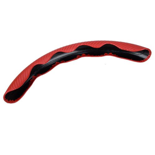 2pcs Carbon Fiber Look Steering Wheel Booster Non-Slip Cover Protector Universal, US $14.98, image 3