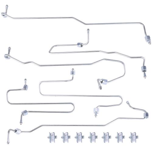 1917941 fuel injection line kit with clamps fits caterpillar 3406 3406b 3406c