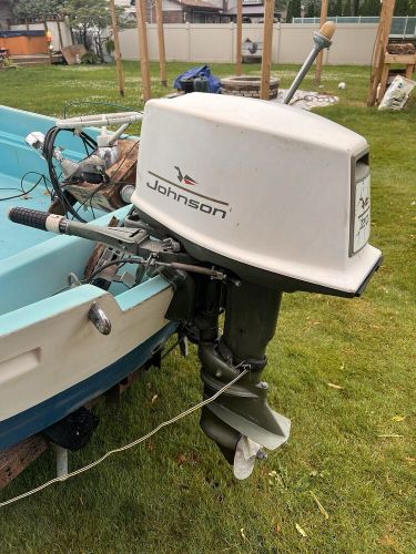 1967 JOHNSON FD21R 20HP COWLING SHROUD COVER HOOD 381492 OUTBOARD MOTOR, US $78.86, image 2