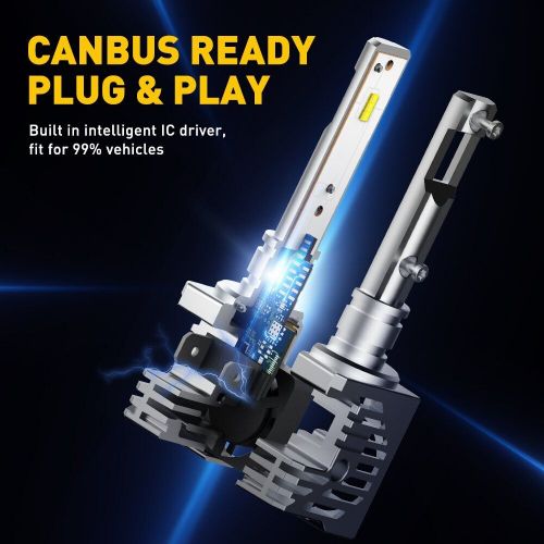 AUXITO H1 LED Headlight Bulbs Conversion 6500K Super White Light Bulb Lamp EOE, US $38.99, image 7