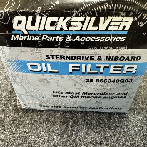 Sell Mercury Marine Mercruiser New OEM FILTEROIL 35866340Q03 in , for