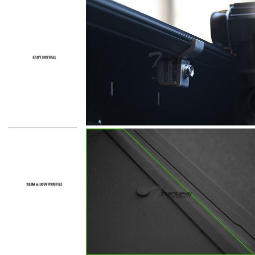 Topline For 88-00 Chevy C10 C/K 6.5' Bed Low Profile Hard Tri Fold Tonneau Cover, US $499.00, image 2
