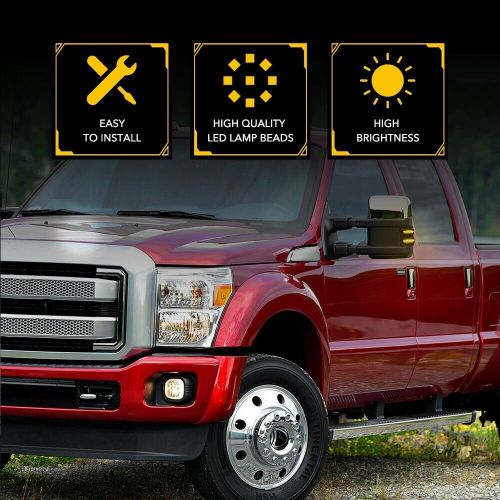 Switchback Dynamic Mirror Light For 2008 2009-16 Ford F250 F350 F450 Super Duty, US $30.99, image 3