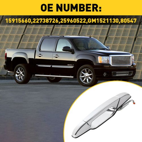 Chrome Door Handle Rear Passenger Right Side RH for 2007-2013 Chevy GMC Outsid E, US $7.99, image 16