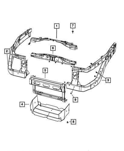 Genuine Mopar Radiator Closure Left 55359645AC, US $294.98, image 5