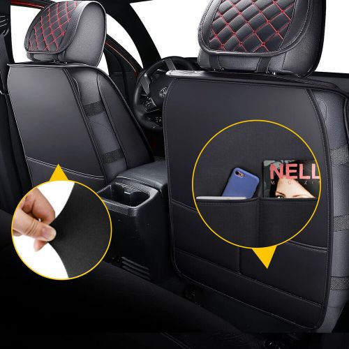For Toyota Tacoma Car Seat Cover Set Full Leather 5-Seats Front Protector Rear, US $98.99, image 4