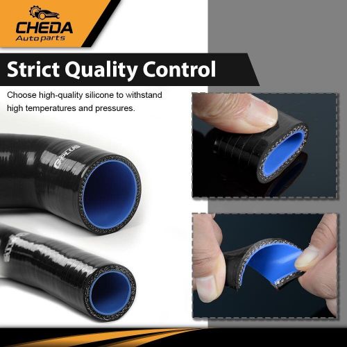 Black Radiator Hose Set Fit For Humvee 12339160/12339162/12339159/12340046, US $43.20, image 2