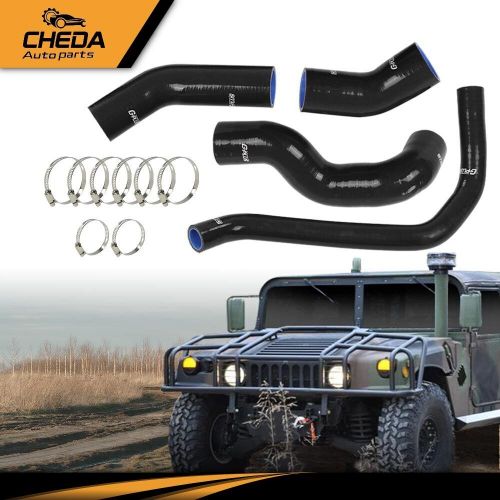 Black Radiator Hose Set Fit For Humvee 12339160/12339162/12339159/12340046, US $43.20, image 5