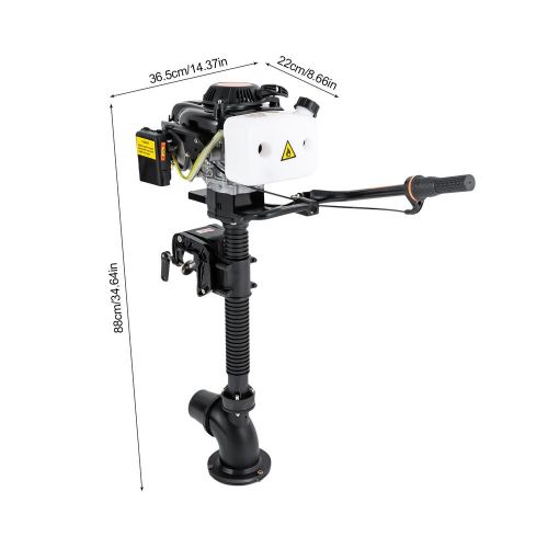 4-Stroke 4HP Jet Pump Outboard Motor Fishing Boat Engine 55CC Boat Kayak Motor, US $263.00, image 22