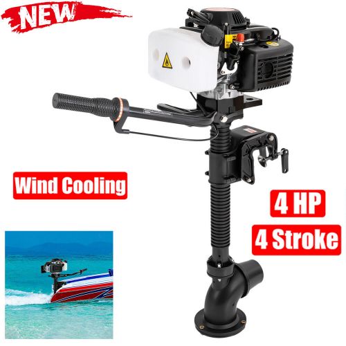 4-Stroke 4HP Jet Pump Outboard Motor Fishing Boat Engine 55CC Boat Kayak Motor, US $263.00, image 24