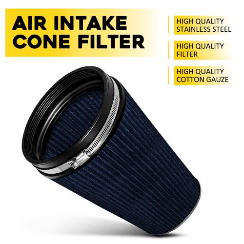 Car Air Intake Cone Filter Replacement Dry Air Filter Blue Short 6" Universal, US $23.99, image 7