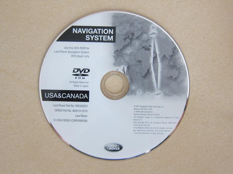 Genuin 2005 2006 land range rover / sport / hse supercharged navigation dvd map 