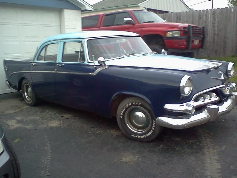 1956 56 dodge coronet royal 14" trim rings and baby moon hubcaps 1955 55 