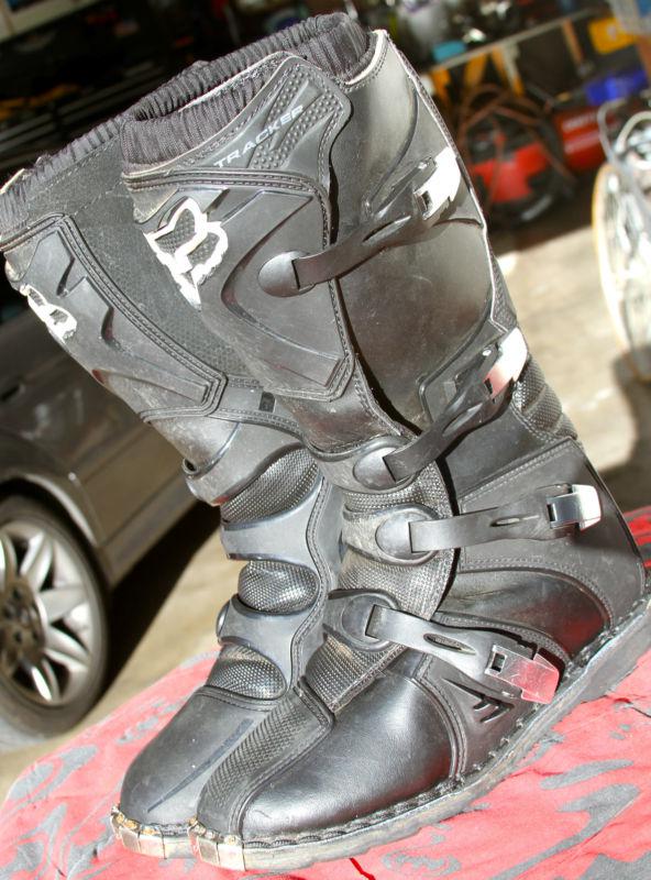 Fox  motocross boots fox racing boots size 10