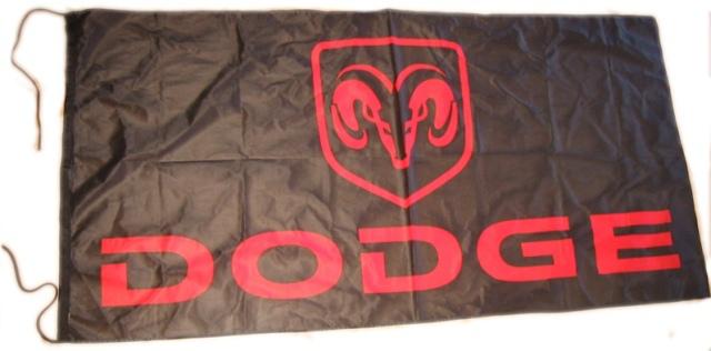 Dodge black banner flag limited 5x3 ft