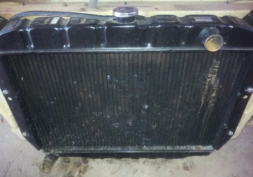  radiator copper/brass jeep 1973-86 cj 5/6/7 232 258 304 2-core cj5 cj6 cj7 cj8