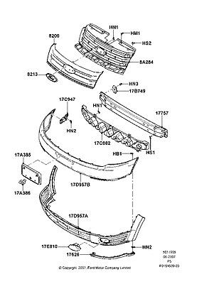 8f9z17c947a ford reinforcement