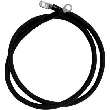 Nyc choppers black-8 battery cable negative black 8"