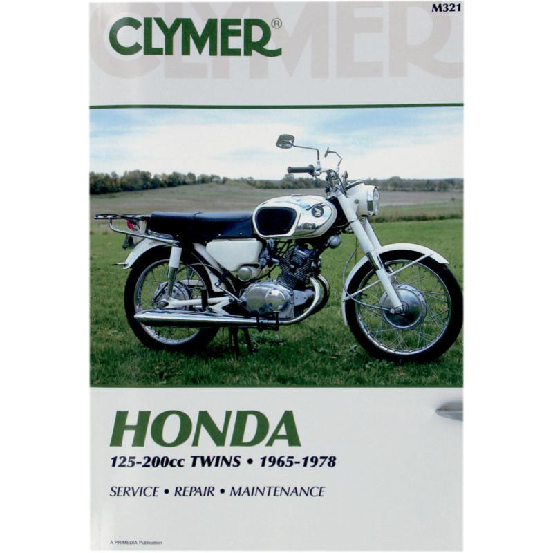 Clymer m321 repair service manual honda 125-200cc twins 1965-1978