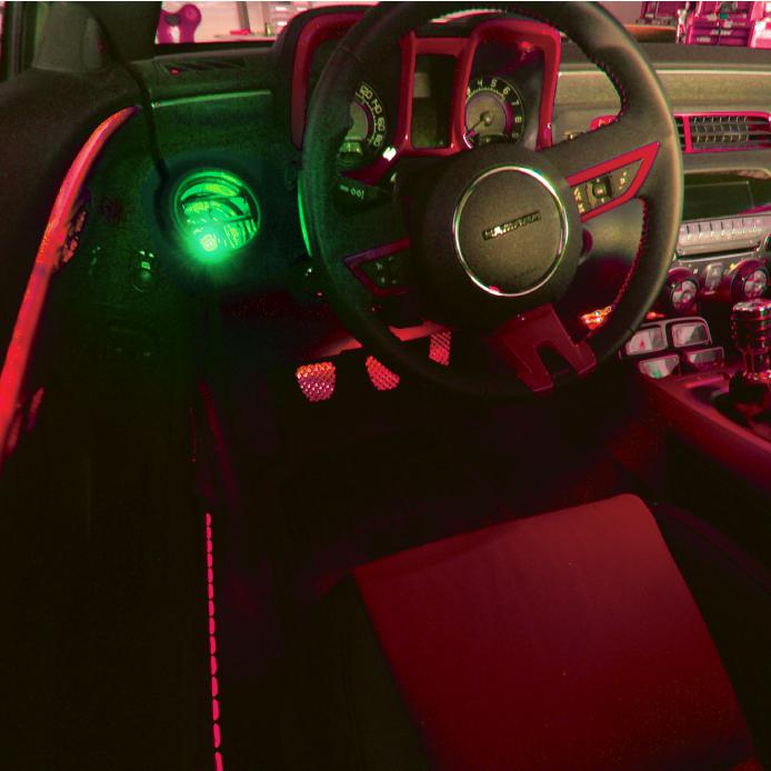 2 x LED POD DISC LIGHT DASH INTERIOR DECOR PLATE LIGHTING BPCB Gr, US $8.99, image 6