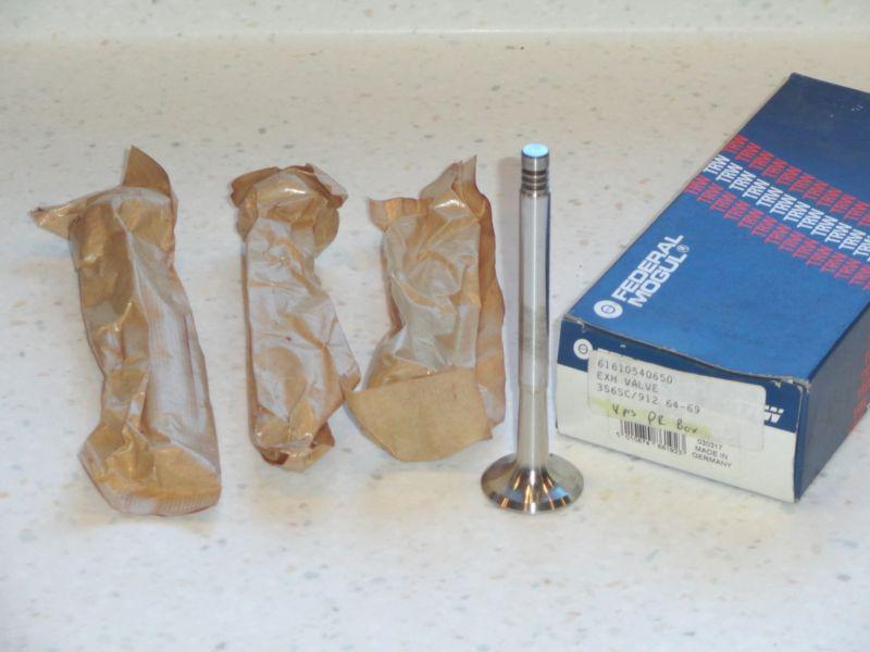  complete set of 4 brand new porsche 356c sc 912 exhaust valves